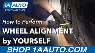 How to Perform Wheel Alignment by Yourself [upl. by Nikaniki]