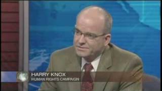 Harry Knox on PBSs News Hour with Jim Lehrer 121808 [upl. by Ateekal]