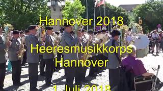 Heeresmusikkorps Hannover quotAlte Kameradenquot Schützenausmarsch 2018 [upl. by Marja677]