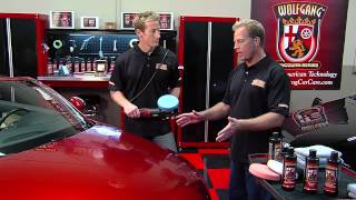 Learn how to apply wax by machine Wolfgang Car Care products [upl. by Nosiram]