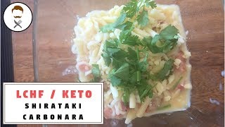 Easy Shirataki Carbonara  The Keto Kitchen [upl. by Asseniv675]