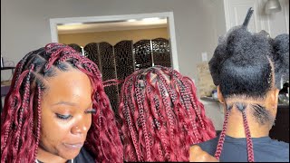 Boho Knotless Braids  Outre Hair [upl. by Rayburn706]