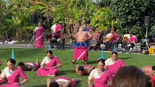 Tagata Mai Saute Academy performing in the Village of Samoa PCC 2024 [upl. by Dacey754]