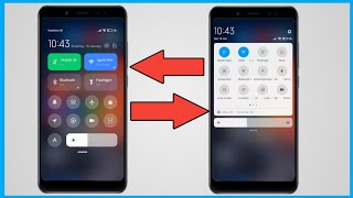 Redmi Notification Panel Change  Notification Panel Change Redmi [upl. by Ennywg]