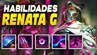 😱NUEVA CAMPEONA RENATA GLASC🌟¡HABILIDADES y GAMEPLAY REVELADO SKIN RENATA ALMIRANTE [upl. by Nileve106]