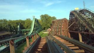 Racer Front Seat POV 2017 FULL HD Kennywood [upl. by Rabka]