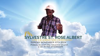 The Life Celebration Ceremony of Sylvestre St Rose Albert [upl. by Sparkie545]