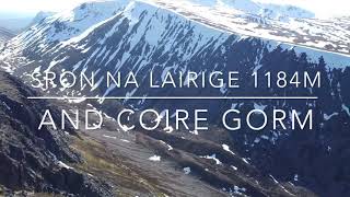 Cairngorms by drone  Ben Macdui Chalamain Gap Lairig Ghru Stob Coire an tSneachda Lurcher’s [upl. by Arakat556]