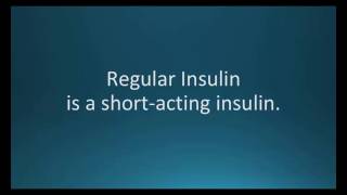 How to pronounce regular insulin Humulin R Memorizing Pharmacology Flashcard [upl. by Airdna]