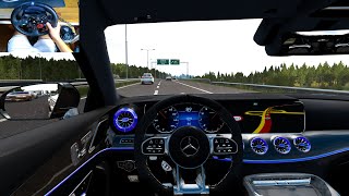 Realistic Driving Mercedes Benz GT63s AMG through Sweden with head tracker  Euro Truck Simulator 2 [upl. by Kreit]