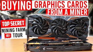 Buying Graphics Cards From a Crypto Miner  Mining Farm Tour [upl. by Odlabso612]