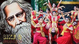 Alokerei jhorna dharay  Dance cover  Rabindra Sangeet Dance balakadas7825 [upl. by Lundberg]