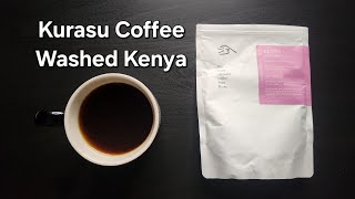 Kurasu Coffee Review Kyoto Japan Washed Kenya Muthingini AA [upl. by Eerhs]