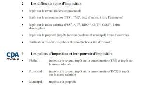 Les différents impôts et différentes taxes en vigueur2013 [upl. by Adnale]