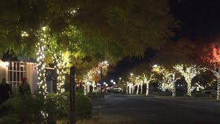 Holidays in Yountville Holiday Light Tour [upl. by Varden]