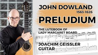 John Dowland  Preludium trinity grade 5  transcribed for guitar by Joachim Geissler [upl. by Hadihahs]