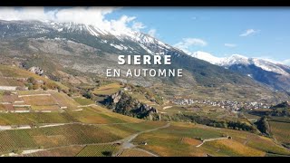 La région de Sierre en automne 🍂 [upl. by Kunz]