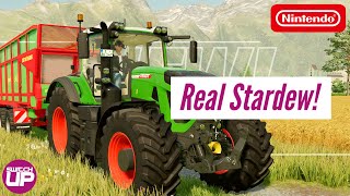 This Is Surprisingly ADDICTIVE On Switch  Farming Simulator 23 [upl. by Velick]