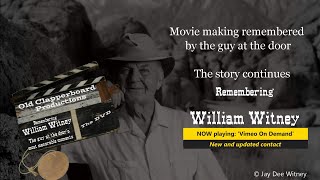 Remembering William Witney motion picture directorThe story continues [upl. by Ayotnom]