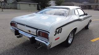 1973 Plymouth Duster 340 4speed for sale at www coyoteclassics com [upl. by Koslo]