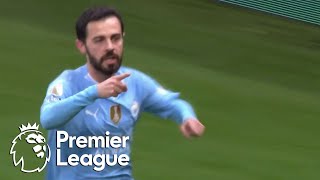 Bernardo Silvas backheel gives Manchester City lead v Newcastle  Premier League  NBC Sports [upl. by Burrus343]