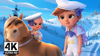 quotThe Journey To The School 🎒quot  The Boss Baby 🍼 2 2021  Movie 🍿 Scene In Hindi  4KHD [upl. by Melita]