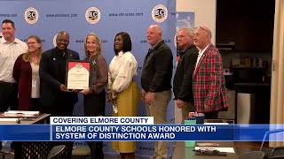 Elmore County Schools honored with System of Distinction award [upl. by Enoitna734]