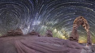 Planetary Panoramas  360 Degree NightSky TimeLapse by Vincent Brady Music by Brandon McCoy [upl. by Ocsecnarf]