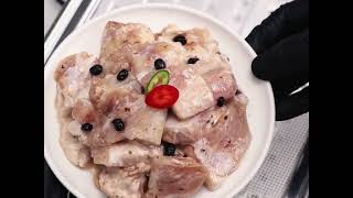 Black Beansauce Pork Spareribs cooking frozenfood frozenmeals foodbusiness foodimport [upl. by Rizika]