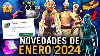 🔥NOVEDADES EVENTOS y COSAS que LLEGAN en ENERO 2024 a FREE FIRE 🤯 Agenda Semanal de free fire [upl. by Anirbes]