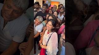 Real Indhu Rebecca Varghese and Sai Pallavi watched Amaran FDFS with fans amaran saipallavi [upl. by Teiluj738]