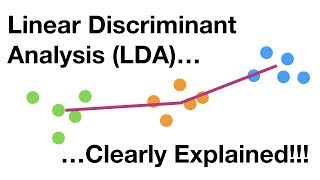 StatQuest Linear Discriminant Analysis LDA clearly explained [upl. by Eemla635]