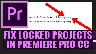 How To FIX LOCKED Premiere Pro Projects  Fix prlock Files [upl. by Danica]