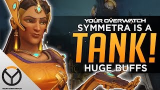 Overwatch Symmetra is a TANK  HUGE BUFFS [upl. by Rue979]