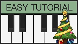 Jingle Bells Christmas  EASY Piano Tutorial  Melodica  Slow [upl. by Palermo554]