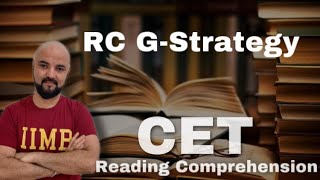 RC G Strategy for CET  Reading Comprehension  Part 1 for Garib Students [upl. by Tivad]