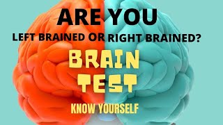 Are You Right Or Left Brain DominantBrain testpersonality test3minute healthmalayalam [upl. by Adina]