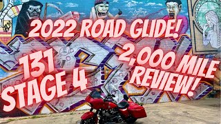 131 Stage 4 Kit 2000 Mile Review on my 2022 Road Glide Special in Redline Red Any Issues [upl. by Nnylyma888]