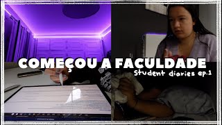 PRIMEIROS DIAS DE FACULDADE LED MUDANÇAS NO QUARTO  student diaries ep 1 [upl. by Meggy]