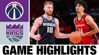 Washington Wizards vs Sacramento Kings FULL GAME Highlights  2024 NBA Summer League [upl. by Hanshaw]