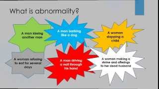 Abnormal Psychology Unit 1 Lecture 1 [upl. by Hayott]