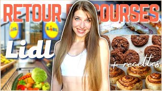 🛒 RETOUR DE COURSES LIDL avec idées de repas healthy spécial PETIT BUDGET [upl. by Harlow]