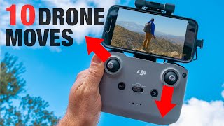 10 Drone Moves To Film YOURSELF as a Solo Creator [upl. by Tnarb]