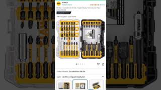 50  off DEWALT Screwdriver Bit Set Impact Ready FlexTorq 40Piece [upl. by Allak]