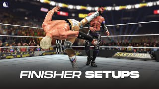 These Finisher Setups in WWE 2K23 Are INSANE TOP 40 [upl. by Enrol]