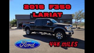 2016 FORD F350 LARIAT 4X4 FX4 STOCK T27822 [upl. by Aicemak403]