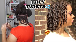 Twist Out Tutorial Beginner Curly Hair Routine workingmom momlife naturalhair curly [upl. by Conley]