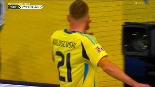 Dejan Kulusevski Goal Sweden vs Azerbaijan 60 All Goals and Extended Highlights [upl. by Macswan441]