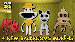 Update 485  😨 How to get All 5 NEW BACKROOM MORPHS backroomsmorphs roblox zoonomaly [upl. by Scherman]