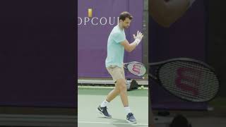 Grigor Dimitrov’s Guide to Avoid Being Choppy on a Backhand Slice [upl. by Aniluap]